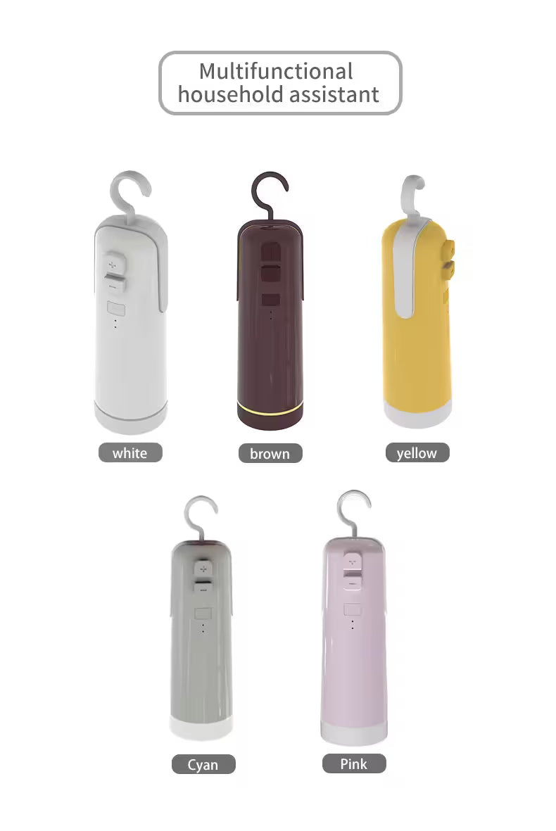 Multifunctional household assistant in various colors on a white background