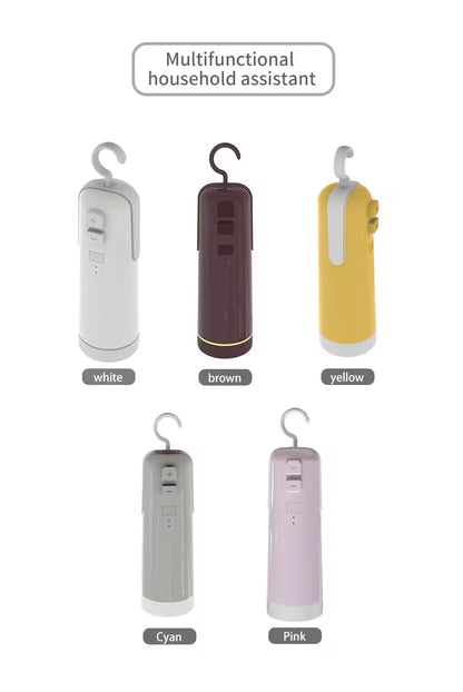 Multifunctional household assistant in various colors on a white background