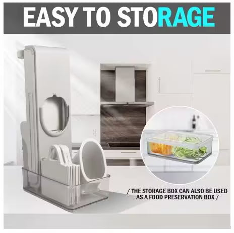 Kitchen storage solution with a focus on easy storage and food preservation.