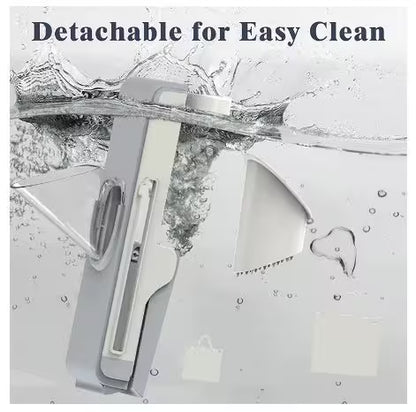 Detachable kitchen tool with water splashes and text 'Detachable for Easy Clean' on a white background.