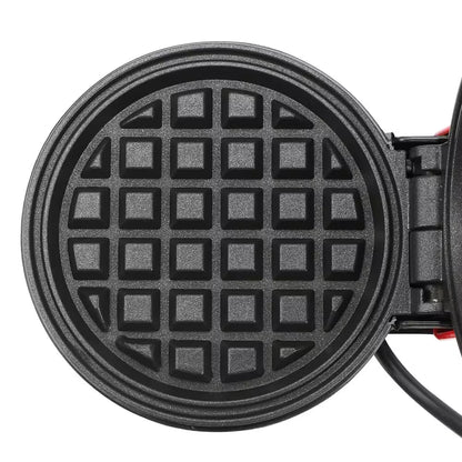 Waffle iron with a grid pattern on a white background