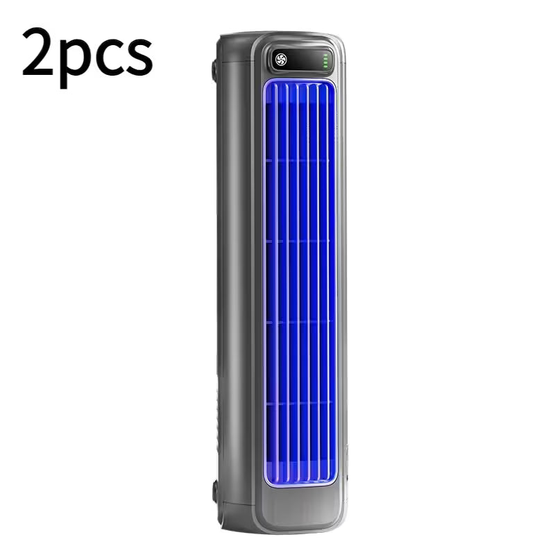Wall Mounted Bladeless Fan 2026 – Ultra Quiet Tower Fan with LED, Desktop & Wall Mount, 3-Speed Cooling for Bedroom & Office