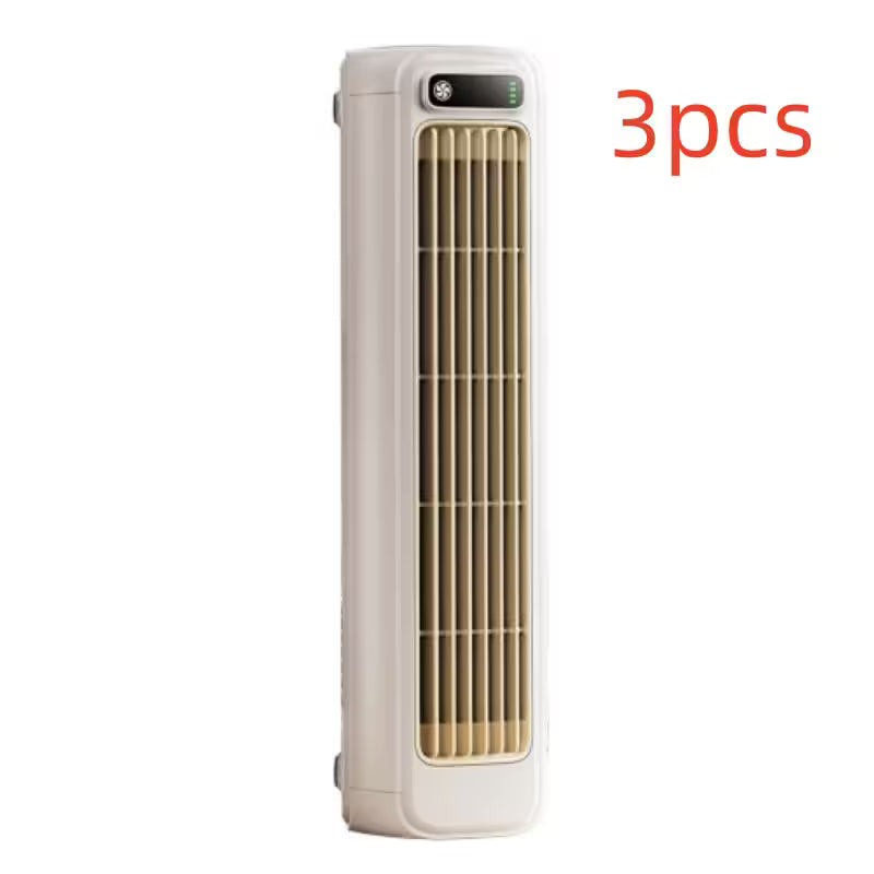 Wall Mounted Bladeless Fan 2026 – Ultra Quiet Tower Fan with LED, Desktop & Wall Mount, 3-Speed Cooling for Bedroom & Office