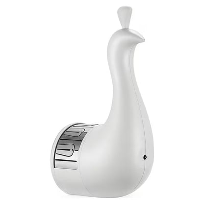 White goose-shaped humidifier on a white background