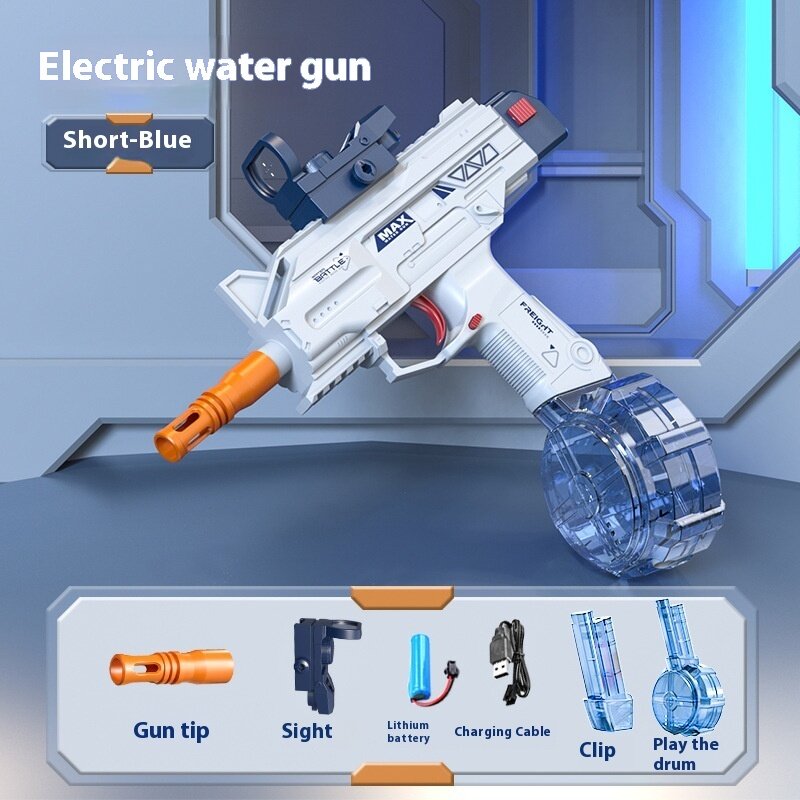 Short Blue Water Gun