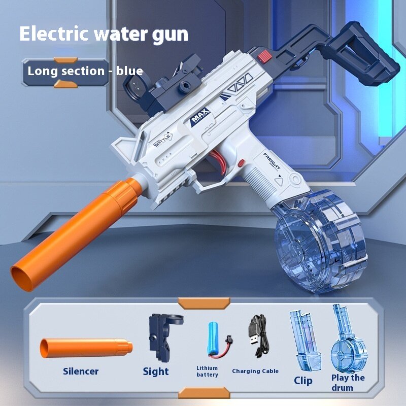 Long Blue Water Gun