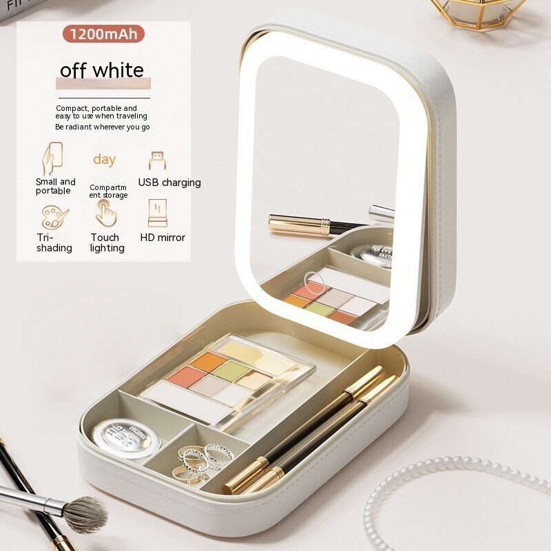 White Makeup Mirror