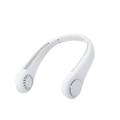 White Portable Neck Fan