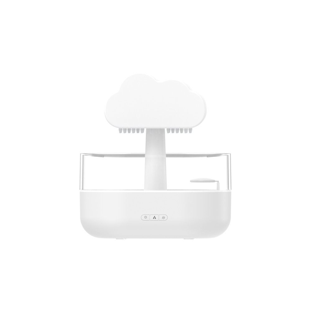 White electronic device with a transparent cover on a white background