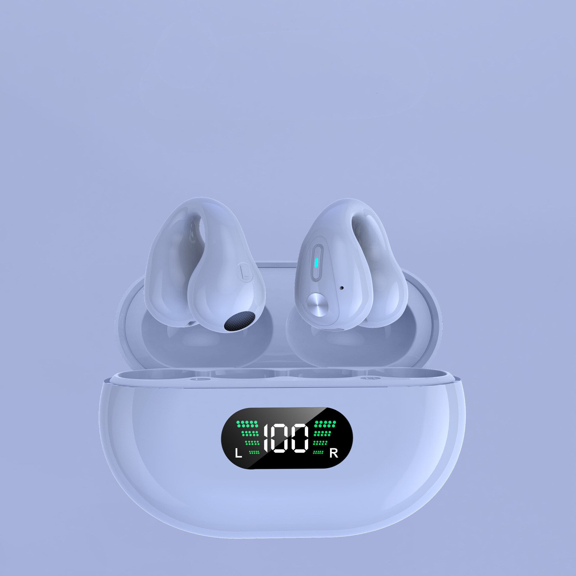 White Wireless Earbuds