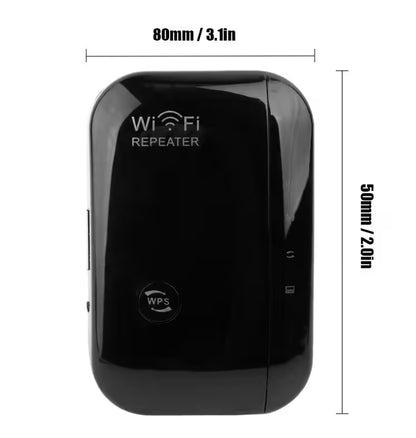 WiFi Extender Signal Booster for Home | 300Mbps Wireless Repeater | Repeater & AP Mode | RJ45 LAN Port | All Routers Compatible