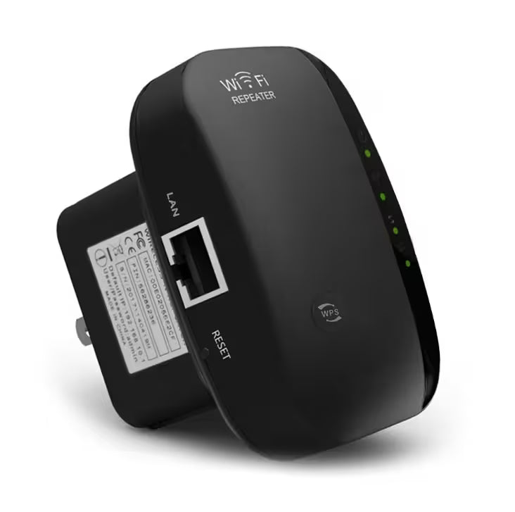 WiFi Extender Signal Booster for Home | 300Mbps Wireless Repeater | Repeater & AP Mode | RJ45 LAN Port | All Routers Compatible