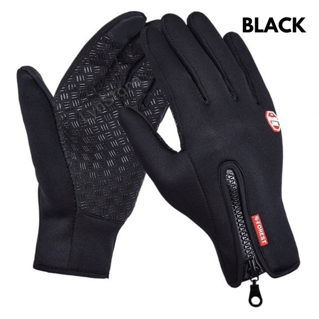 Black Winter Gloves