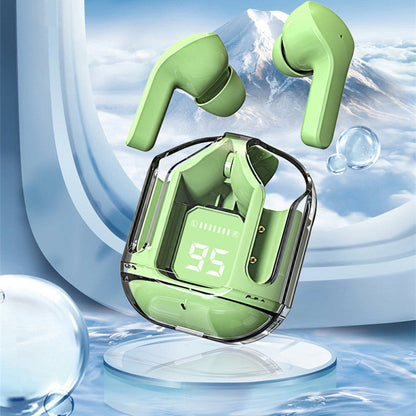 Green Wireless Earphones