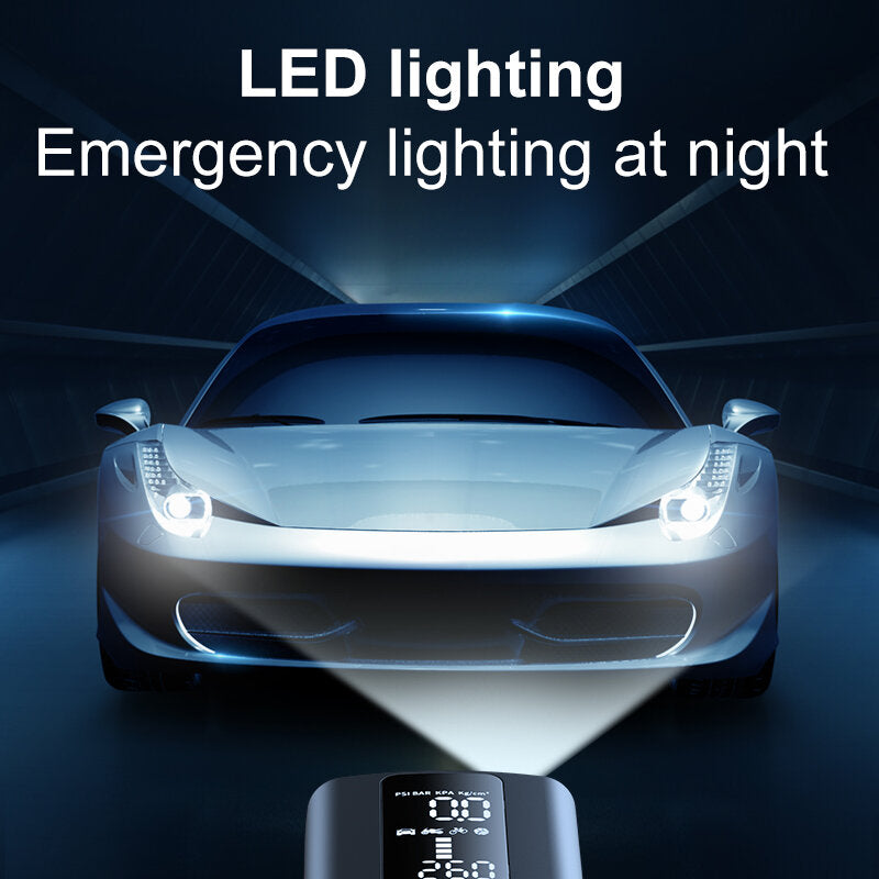 Your Portable Tire Inflator Can be used at night