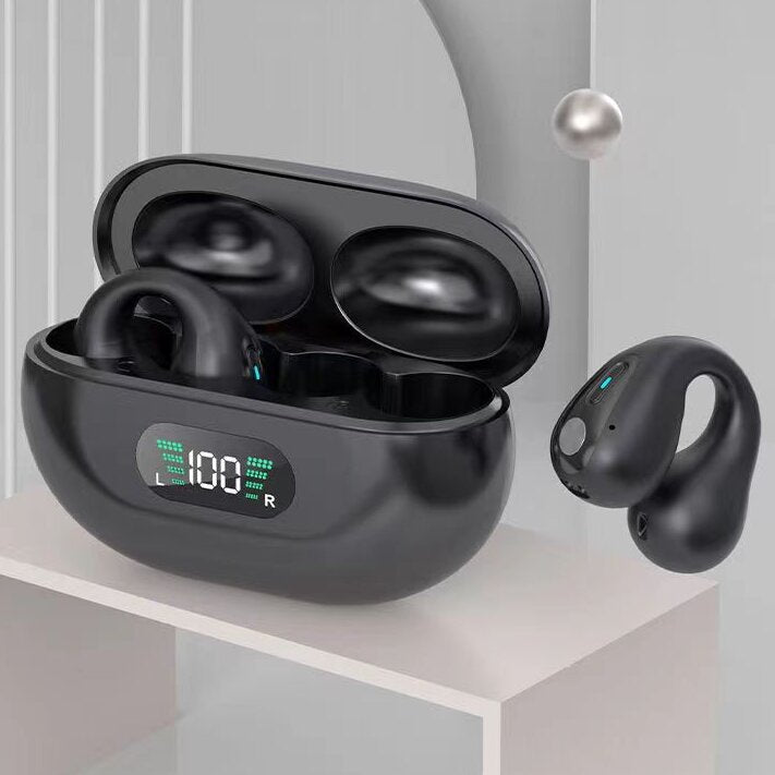 Black Wireless Earbuds - Bluetooth V5.3, support most Bluetooth devices and low power consumption