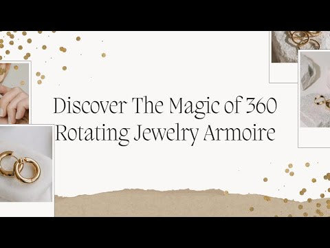 360 Rotating Jewelry Armoire YouTube Video