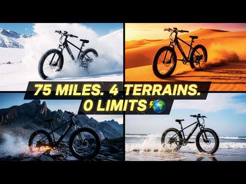 SIVROCK 1000W Fat Tire Electric Bike for Adults – 75-Mile Range, 25MPH, 15AH Battery, 4-Mode All-Terrain YouTube Video