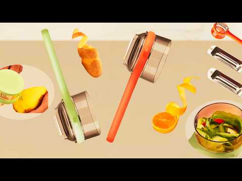 Vegetable Peeler With Storage Box – Mess Free Kitchen Fruit & Potato Peeler Tool YouTube Video