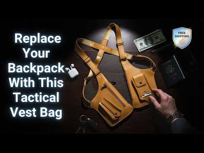 Double Shoulder Armpit Bag For Men, Tactical Crossbody Vest Bag for Travel, Streetwear & Everyday Carry, 8 Colors YouTube Video