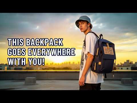 Best Student Backpack | Multi-Pocket School & Travel Bag | Fits 15" Laptop + iPad | Unisex | 7 Colors YouTube Video