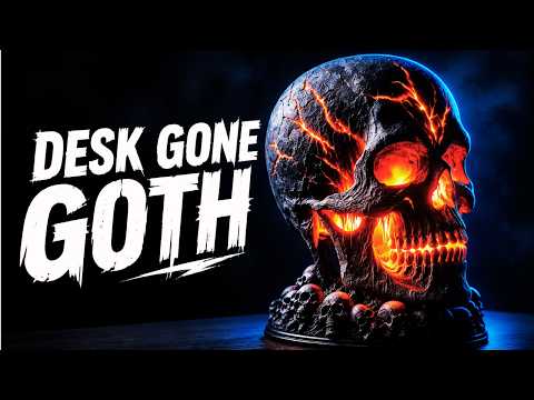 Halloween Lava Stone Skull Lamp | Gothic Lava-Effect Decor YouTube Video