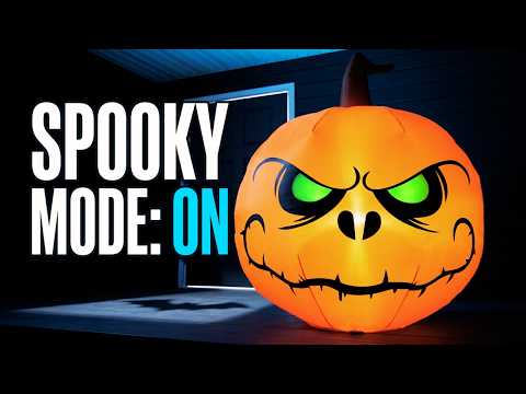 Halloween Inflatable Pumpkin Light  – 4ft Light-Up Jack-o’-Lantern with Green-Eyed Design for Spooky Party Displays YouTube Video