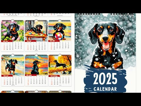 Wall Calendar YouTube Video