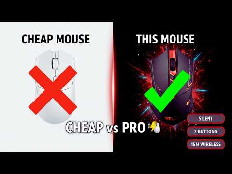 Best Gaming Wireless Mouse 2.4GHz | Silent Click Ergonomic Optical Mouse | 15m Range | RGB LED YouTube Video
