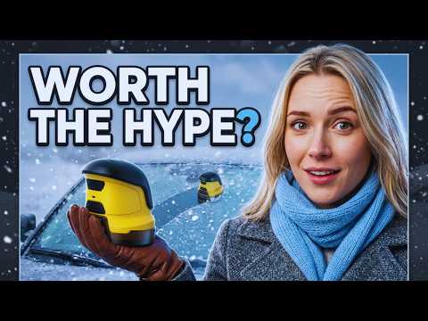 Car Electric Ice Scraper with Snow Brush Heavy-Duty Windshield Scraper for Winter Snow & Frost Removal YouTube Video