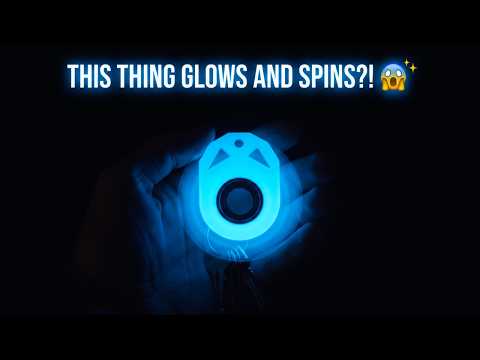 Fidget Keychain Spinner Toy – Glow in the Dark, Precision Bearing, EDC Anxiety Relief Spinner for Keys & Bags YouTube Video