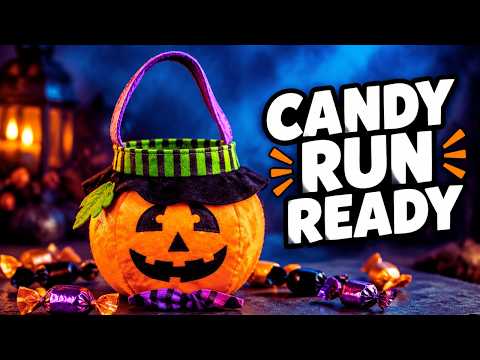 Custom Halloween Trick or Treat Bags | Black Cat, Pumpkin, Vampire & Witch YouTube Video