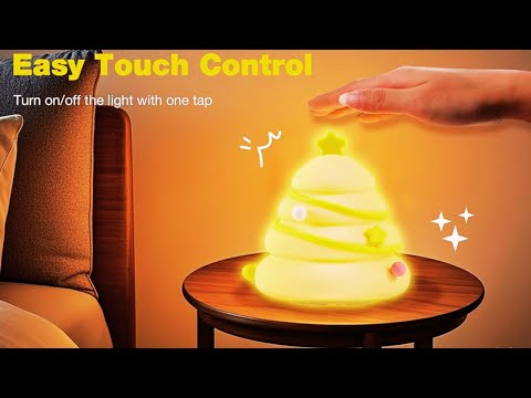 Christmas Tree Night Light YouTube Video