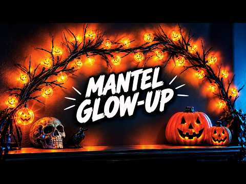 Halloween Garland With Lights – Bat Pumpkin LED 6ft Black Twig Branch, 8 Modes, Battery Powered YouTube Video