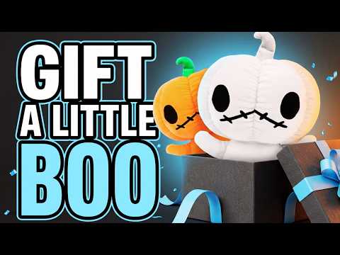 Halloween Plush Toy – Cute Pumpkin-Head Stuffed Character in Orange, Purple, Black or White for Spooky Room Decor & Gifting YouTube Video
