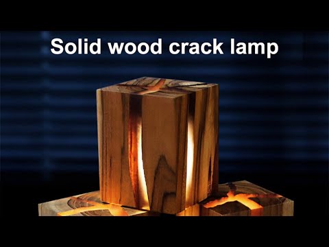 Wooden Bedside Night Lamp YouTube Video