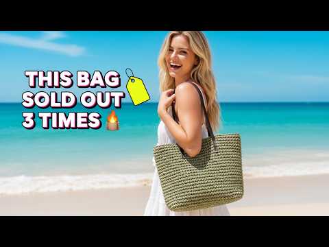 Summer Woven Bags For Women, Handwoven Raffia Shoulder Bag in Green, Coffee, Brown & Khaki, Boho Beach Bag for Everyday Use YouTube Video