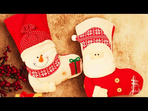 Personalized Christmas Santa Stocking Holiday Gift Stocking for Kids & Family Décor YouTube Video