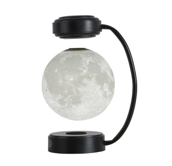 Magnetic levitation Moon Lamp - Decorative Item - Black Color