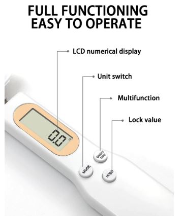 Digital Scale Buttons Function