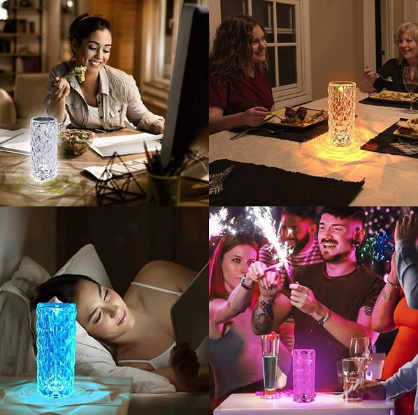 Enjoy your time and your special events with the crystal table lamp