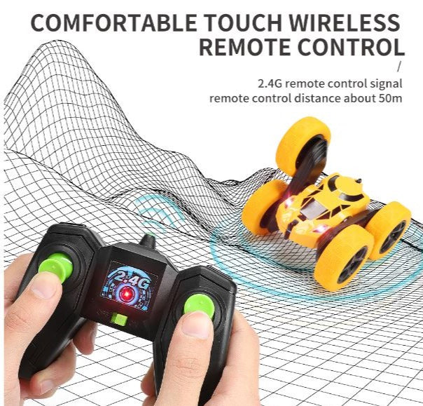 Drift Stunt Car Toy comes with 2.4GHZ remote control 