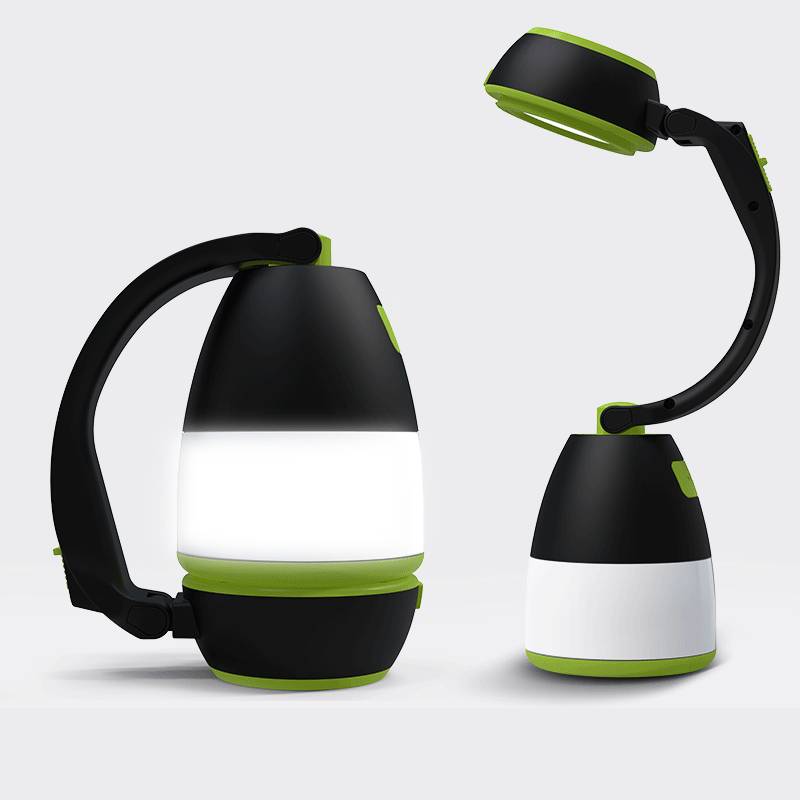 Emergency Flashlight - Black Green Color