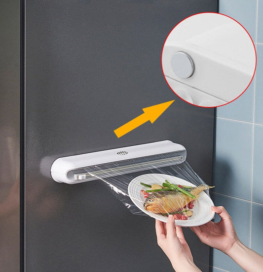 Cling Wrap Cutter || quickly and easily cut cling film - Two Colors Available - Fast Free Shipping Available Worldwide