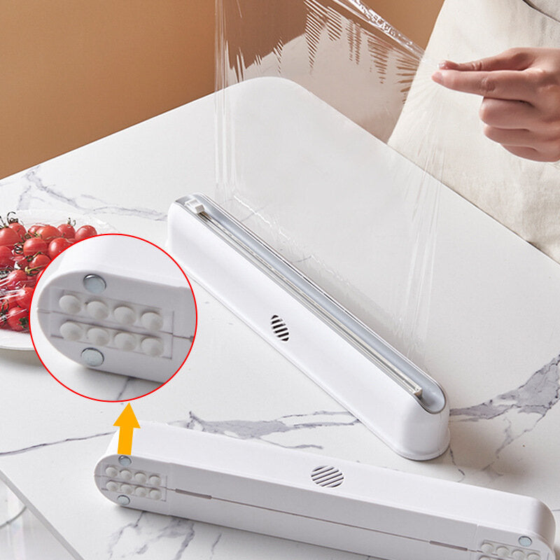 Cling Wrap Cutter || quickly and easily cut cling film - Your Cling Film Cutter can be mounted on the wall or any surface